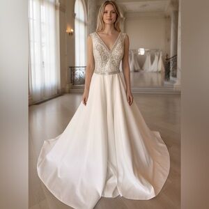 Angela Bianca White Wedding Dress